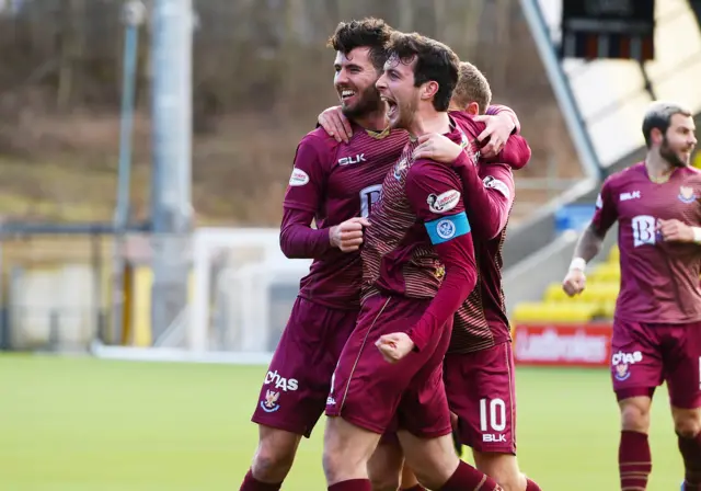 Joe Shaughnessy celebrates