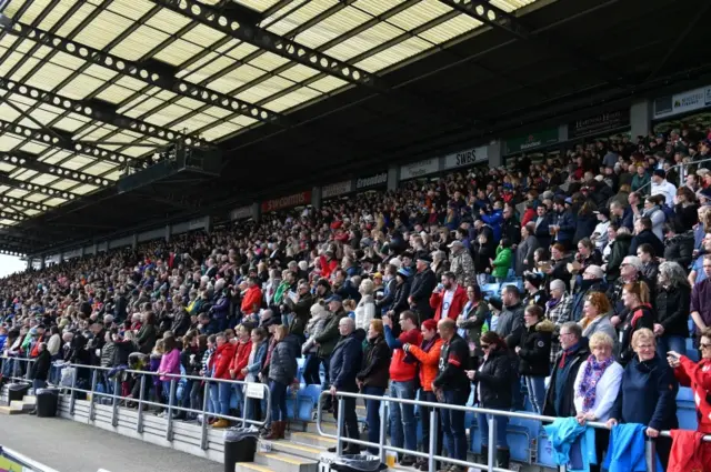 Fans at Sandy Park