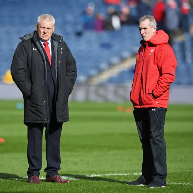 Warren Gatland and Rob Howley