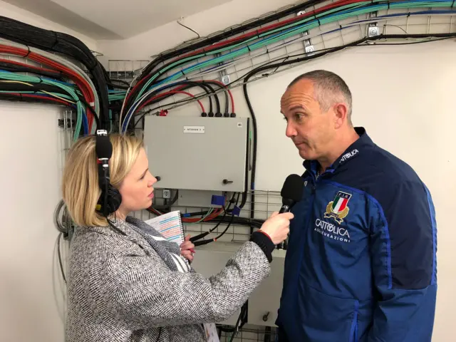 Sara Orchard speaks to Conor O'Shea