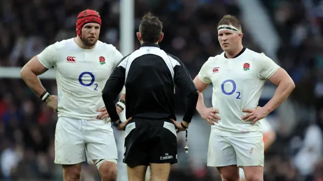 James Haskell and Dylan Hartley