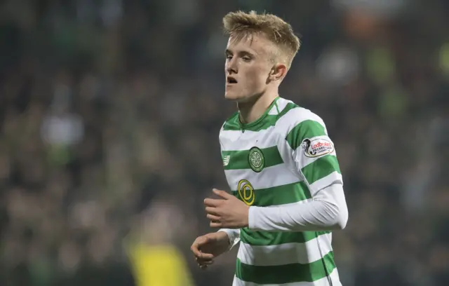 18-year-old Ewan Henderson returns to the Celtic midfield for his third Premiership appearance, having impressed since breaking into the first team