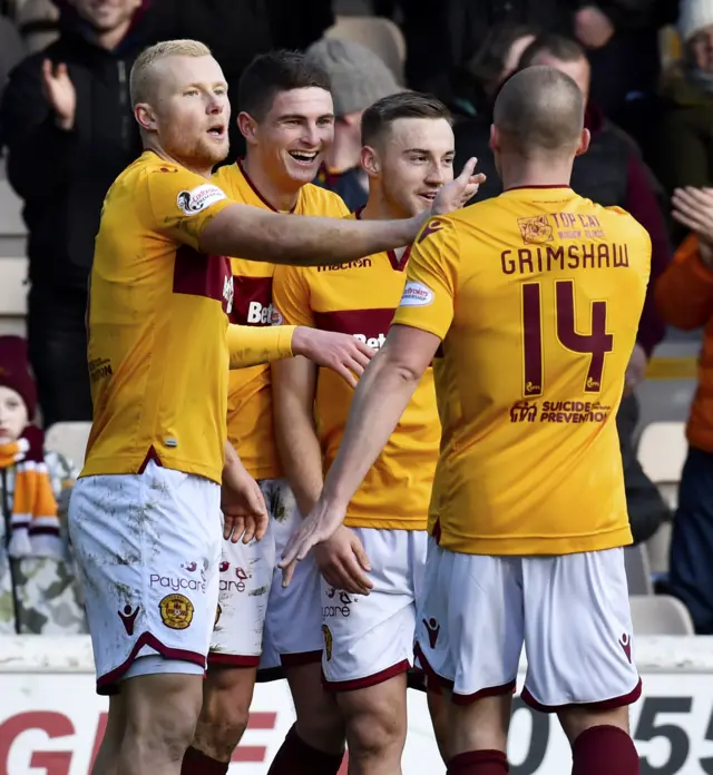 Motherwell celebrate