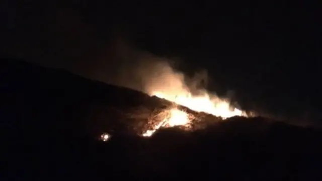 Crompton Moor fire