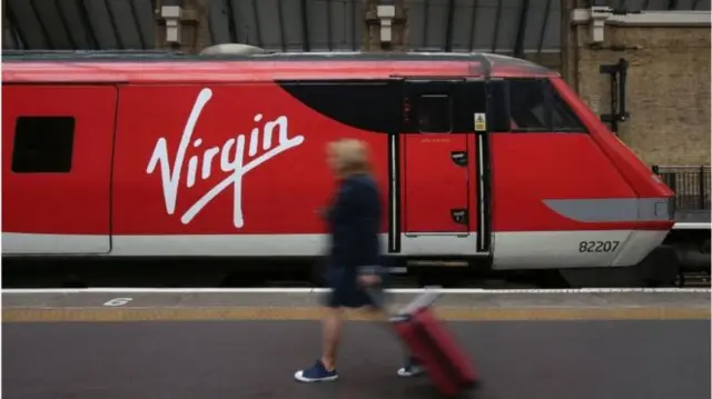 A Virgin Trains train