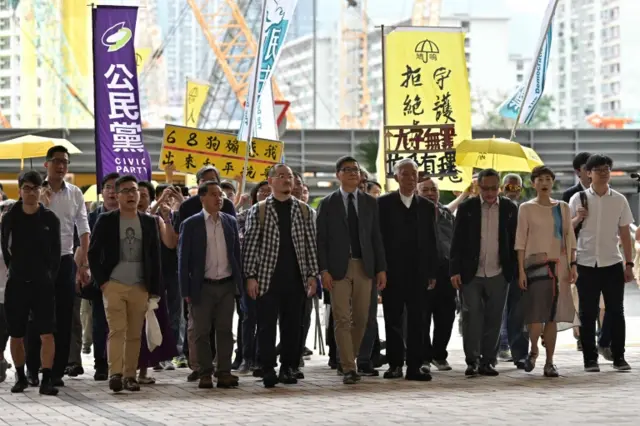 Pro-democracy protestors