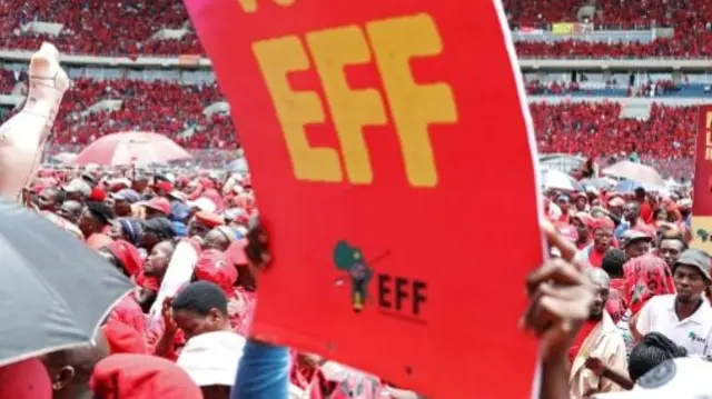 EFF supporters in a stadium