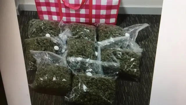 Bags of cannabis