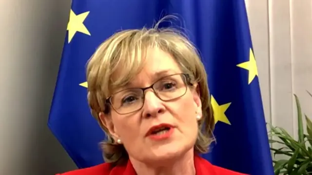 Mairead McGuinness, the vice-president of the European Parliament