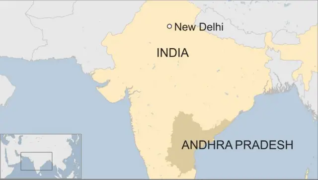 Map of Andhra Pradesh