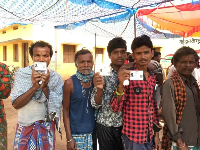 Voters in Bastar