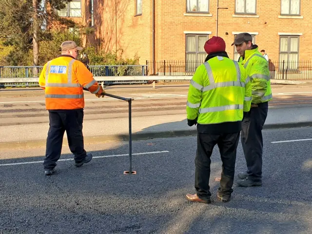 King Street burst main repairs