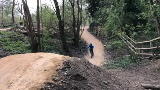 Bike park track