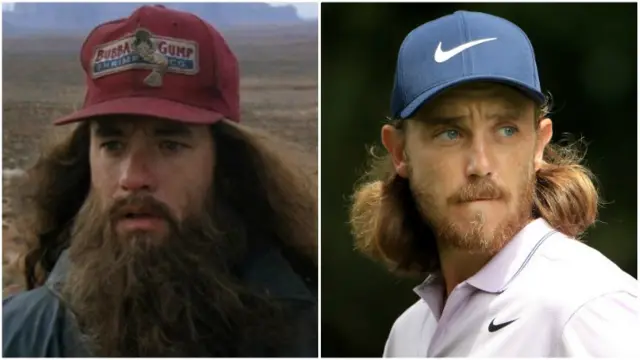 Forrest Gump and Tommy Fleetwood