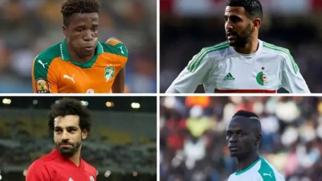 Wilfried Zaha, Riyad Mahrez, Mohamed Salah and Sadio Mane are among the players likely to play at Afcon 2019