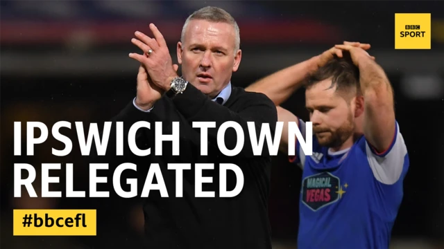 Ipswich relegated