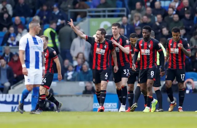 Bournemouth celebrate