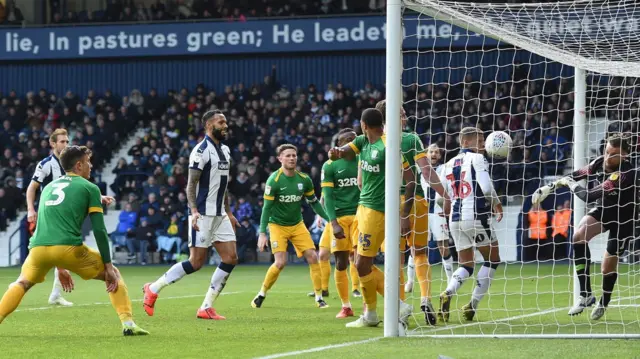 Dwight Gayle scores for West Brom