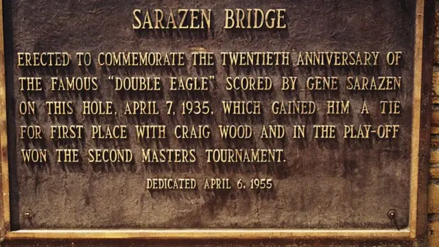 Sarazen Bridge sign