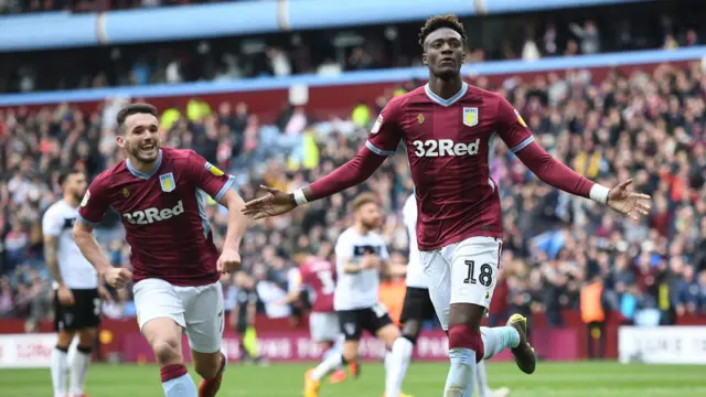 Tammy Abraham celebrates