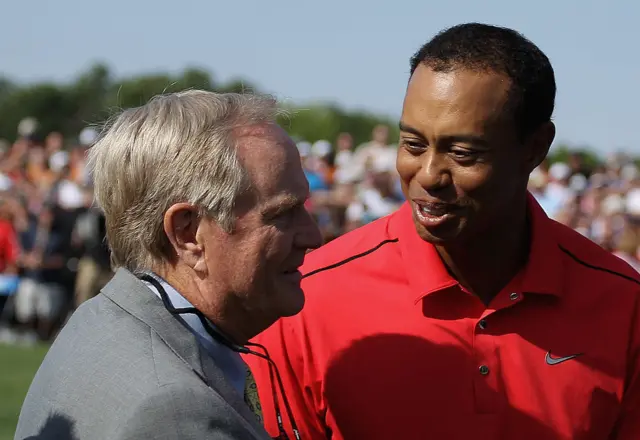 Nicklaus and Woods