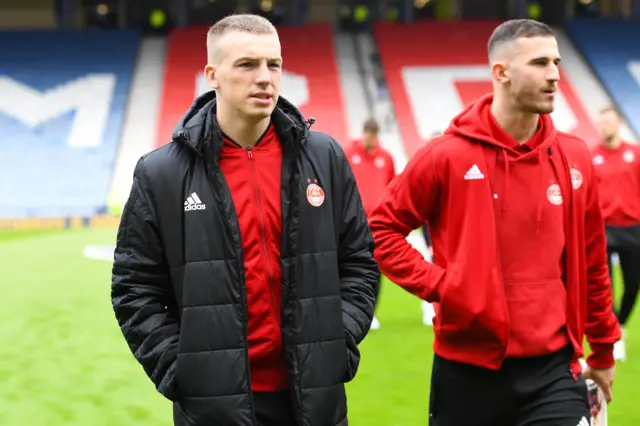 Aberdeen's Lewis Ferguson at Hampden