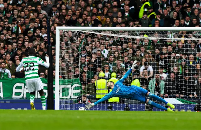 Odsonne Edouard scores from the penalty spot