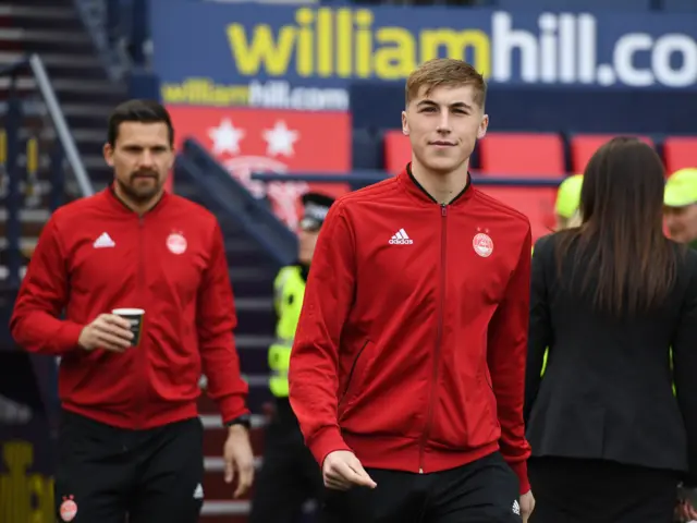 Aberdeen's Dean Campbell at Hampden Park