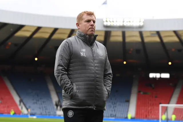 Neil Lennon at Hampden