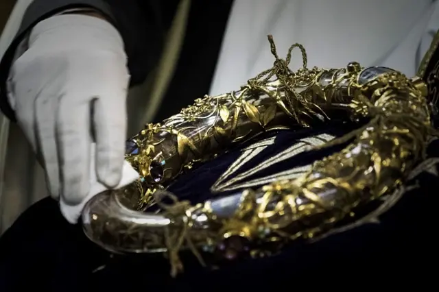 The Crown of Thorns, a relic of the Passion of Christ