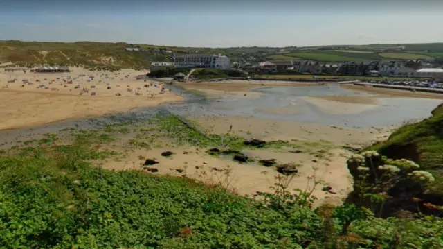 Perranporth beach