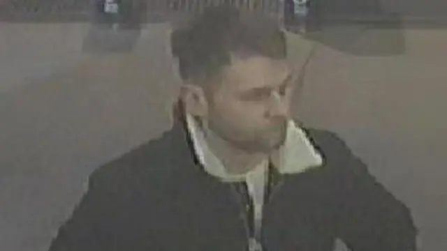 A CCTV picture of a man