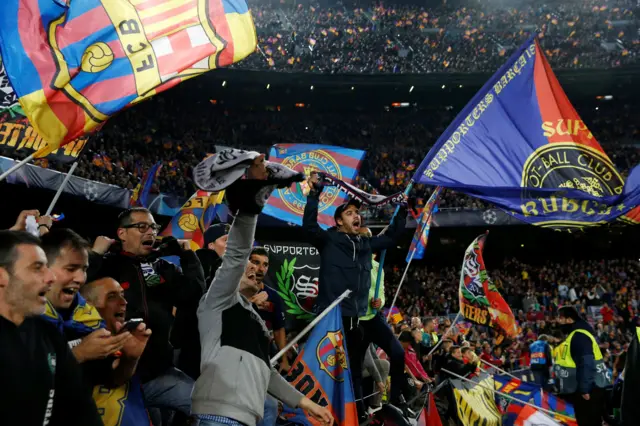 Nou Camp atmosphere