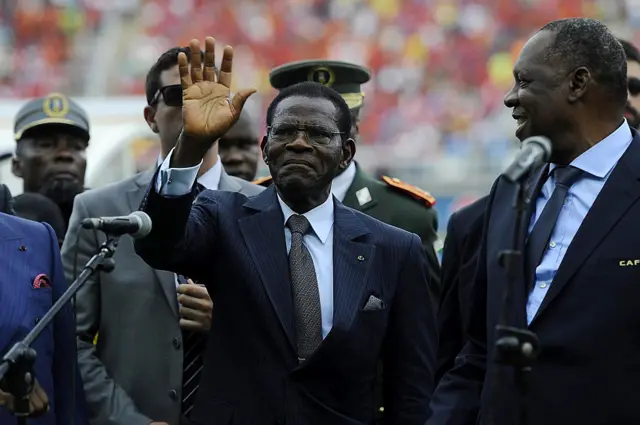 Equatorial Guinea's President Teodoro Obiang Nguema (archive)