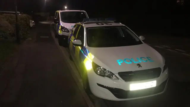 Derbyshire Police car