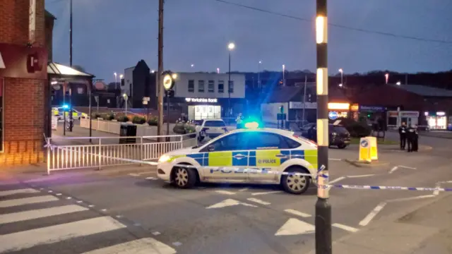 A police car in Chapeltown