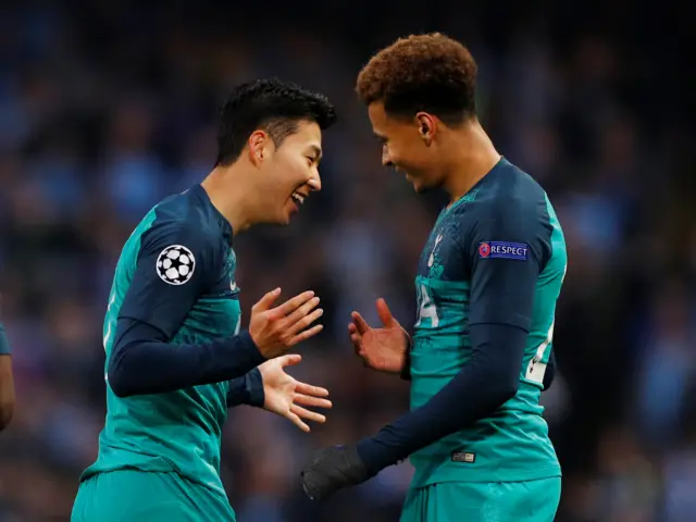 Son-Heung Min and Dele Alli