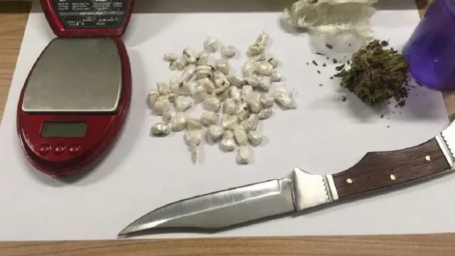 Items seized by police