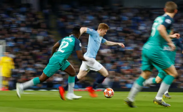 Kevin de Bruyne on a run