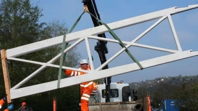 Gate on crane