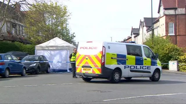 Police on Church Road today