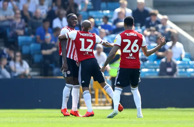 Brentford celebrate