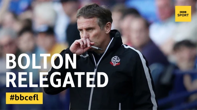 Bolton relegated