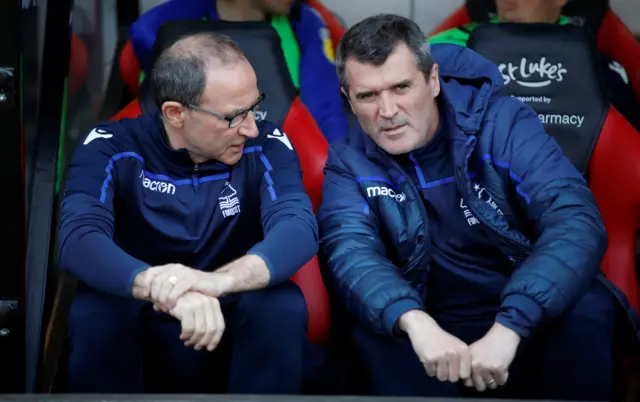 Martin O'Neill and Roy Keane