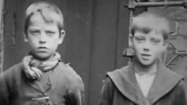 The first two children taken in by National Children's Homes - Fred (left) and George