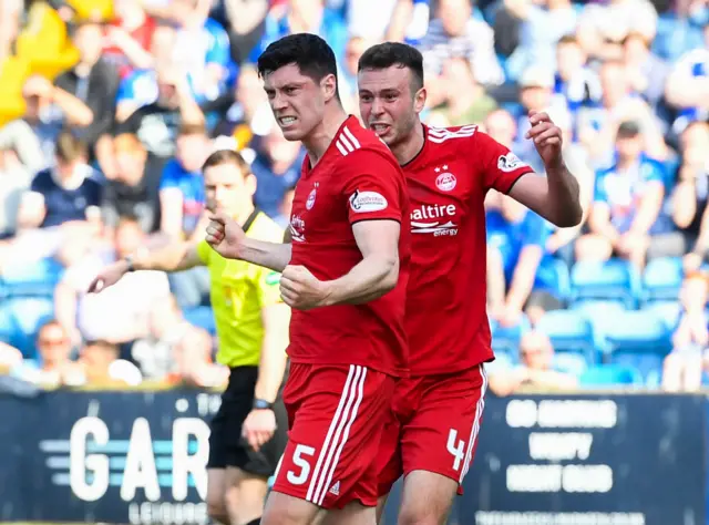 Scott McKenna scored the only goal at Rugby Park