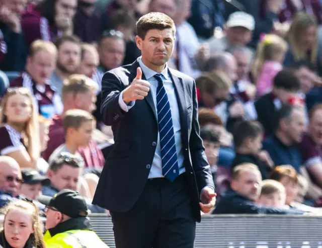 Rangers manager Steven Gerrard