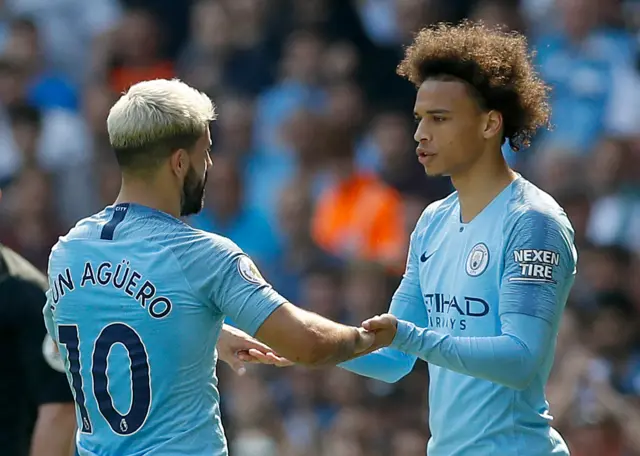 Aguero and Sane