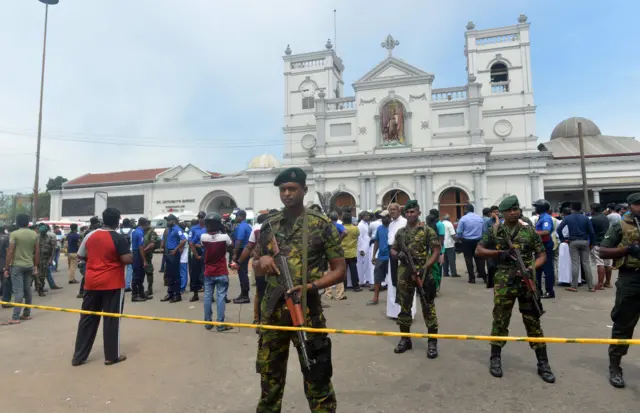 Security outside the church