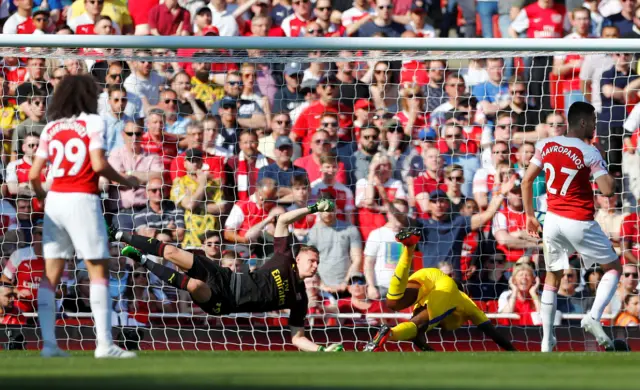 Christian Benteke scores